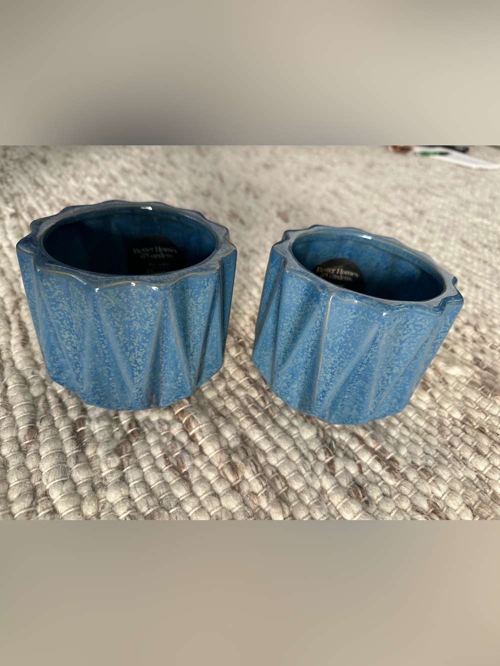 NEW Cute 5” Better Homes & Gardens Plant Pots